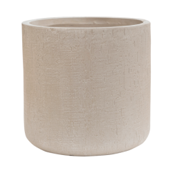 Pot de fleur cylindrique en fibre