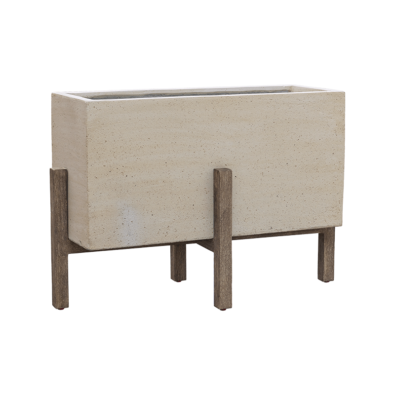 Jardinière aspect ciment