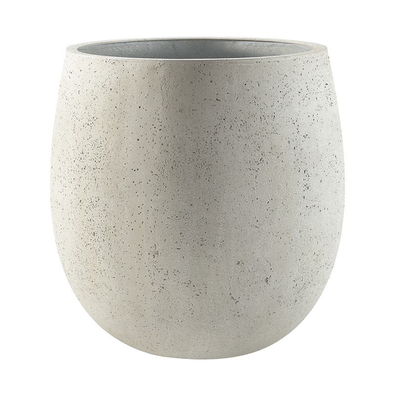 Pot de fleur léger crème