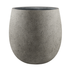 Pot de fleur léger gris