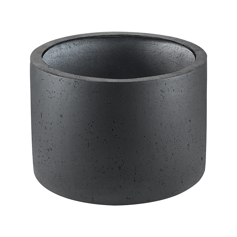 Pot de fleur rond cylindrique