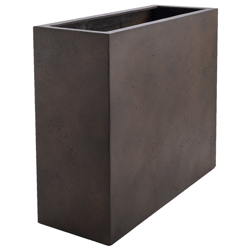 Jardinière haute marron extérieur