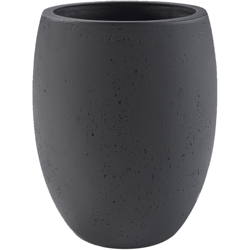 Pot de fleur noir léger