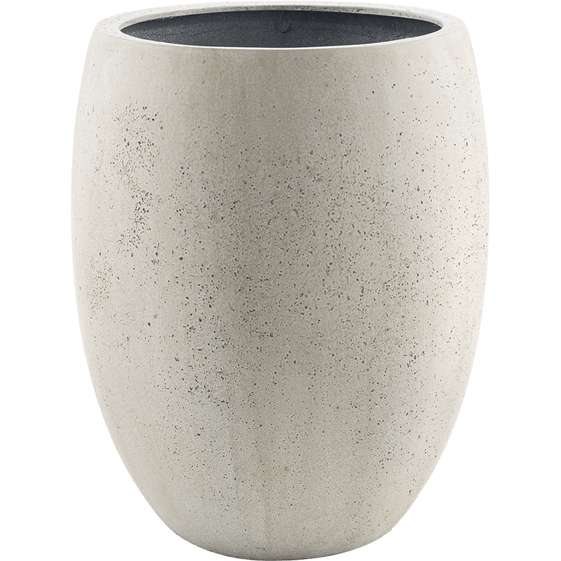 Pot de fleur blanc crème