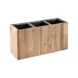 Jardinière en bois basse