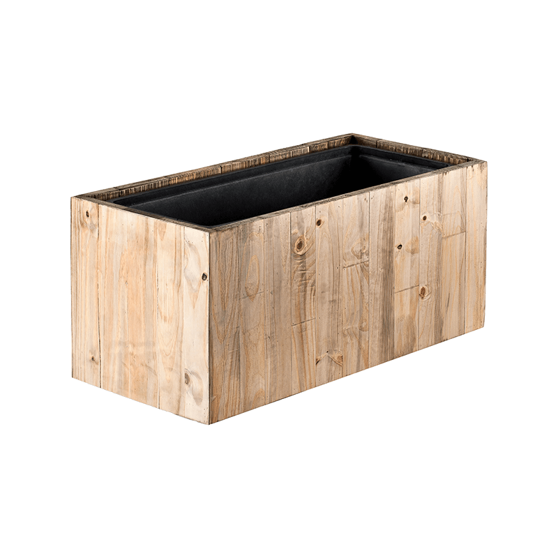 Jardinière en bois basse