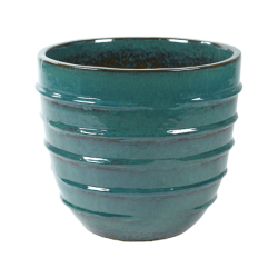 Poterie bleue élégante