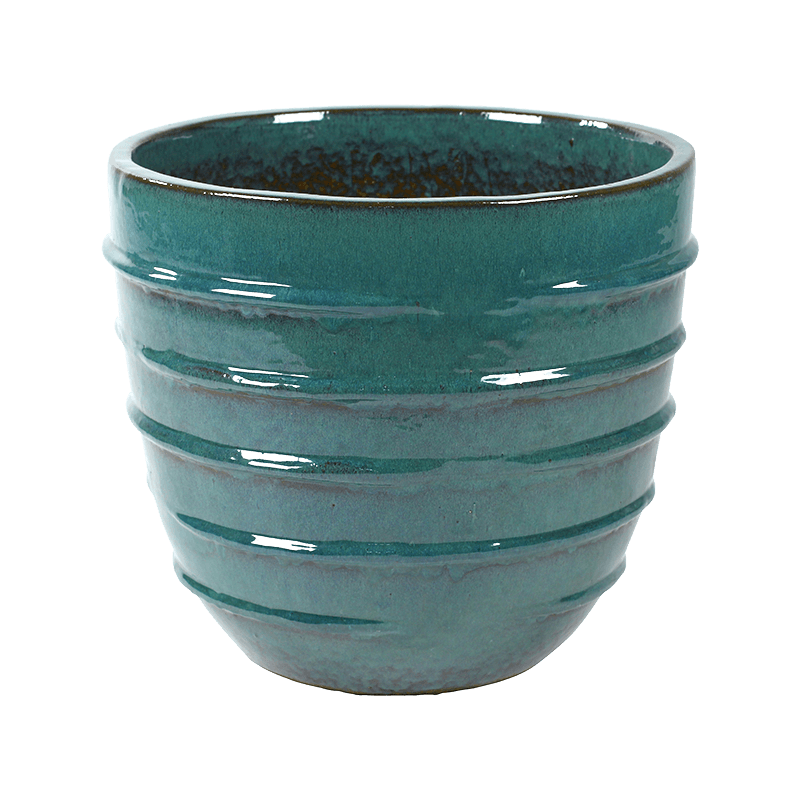 Poterie bleue élégante