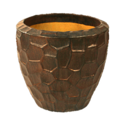 Poterie dorée tendance