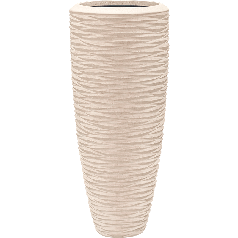 Pot de fleur aspect pierre