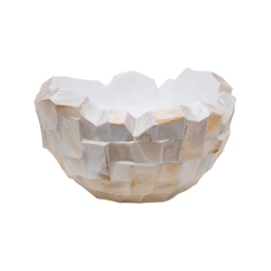 Coupe décorative blanche originale