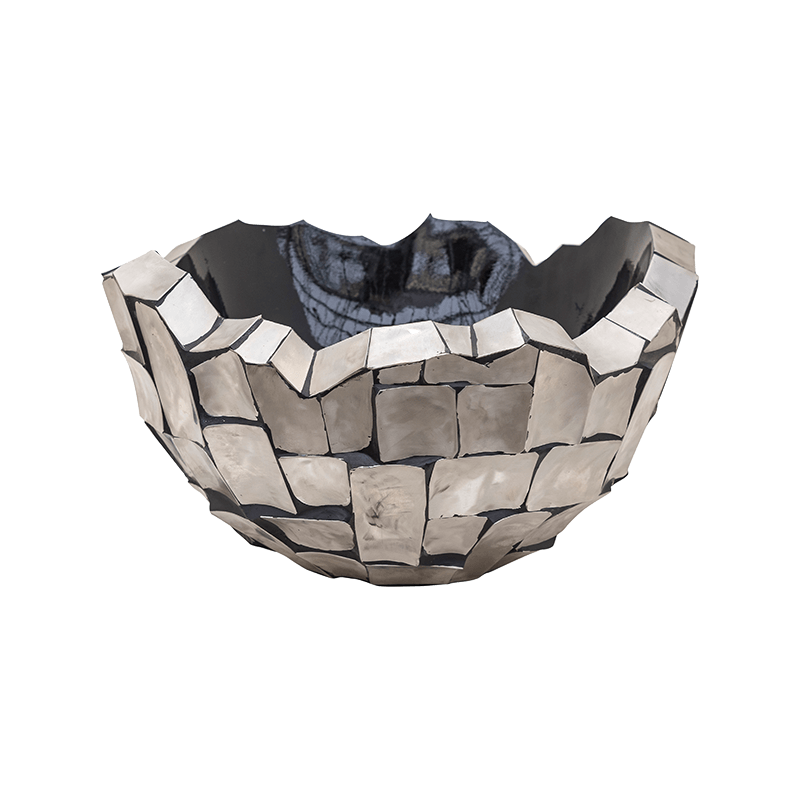 Coupe de fleur en nacre