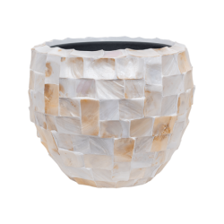 Petite coupe blanche de table