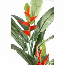 Heliconia Artificiel en fleurs