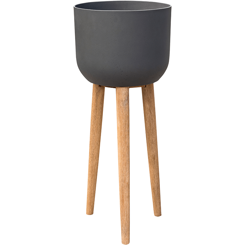 Bac à fleur sur pieds design