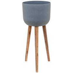 Bac à fleur sur pied haut