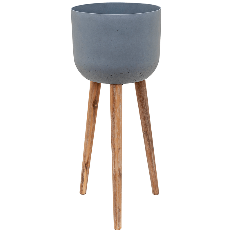 Bac à fleur sur pied haut