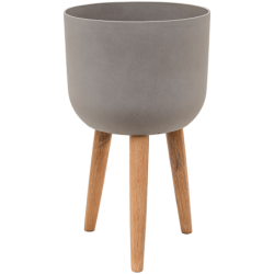 Bac à fleur sur pied en bois