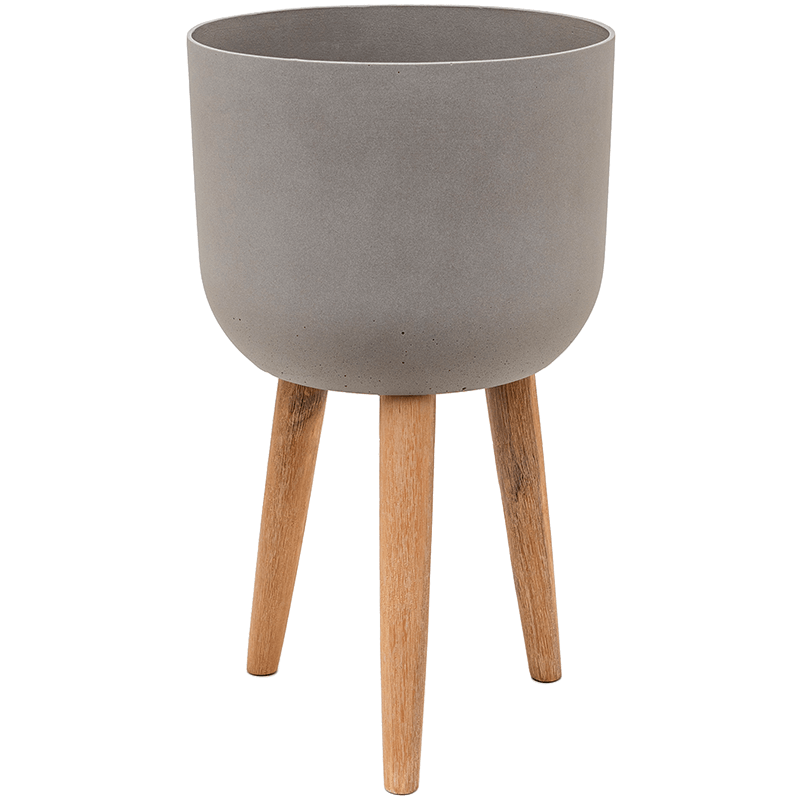 Bac à fleur sur pied en bois