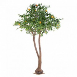 ORANGER ARTIFICIEL ARBRE DOUBLE