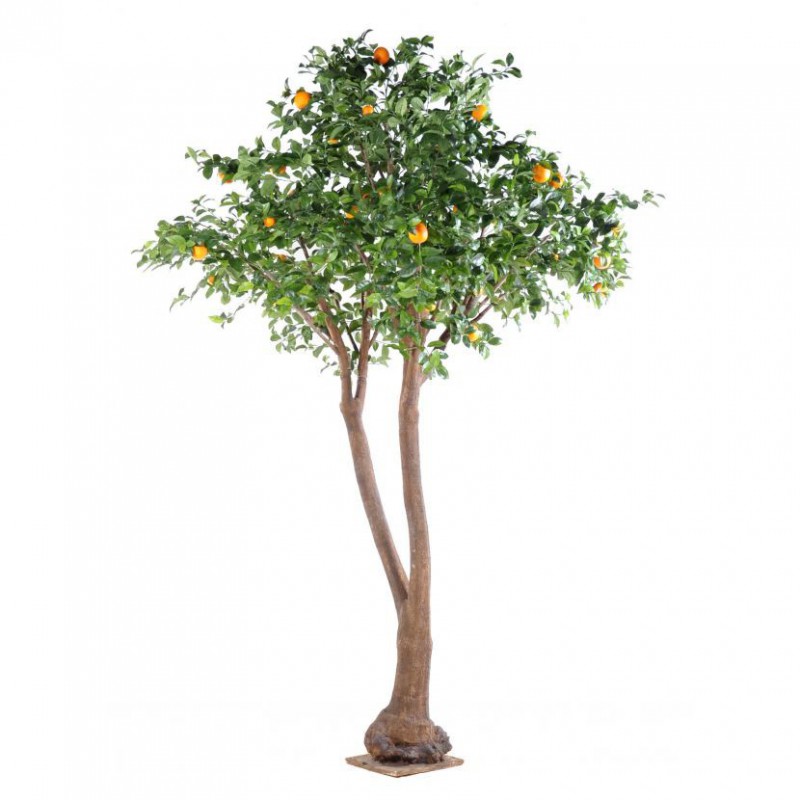 ORANGER ARTIFICIEL ARBRE DOUBLE