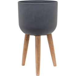 Bac à fleur avec pieds en bois