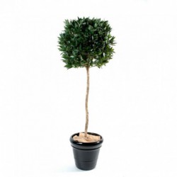 Laurier Artificiel Boule Tige - 250(h) - Arbre synthétique de qualité