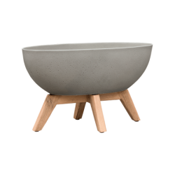 Jardinière pieds en bois