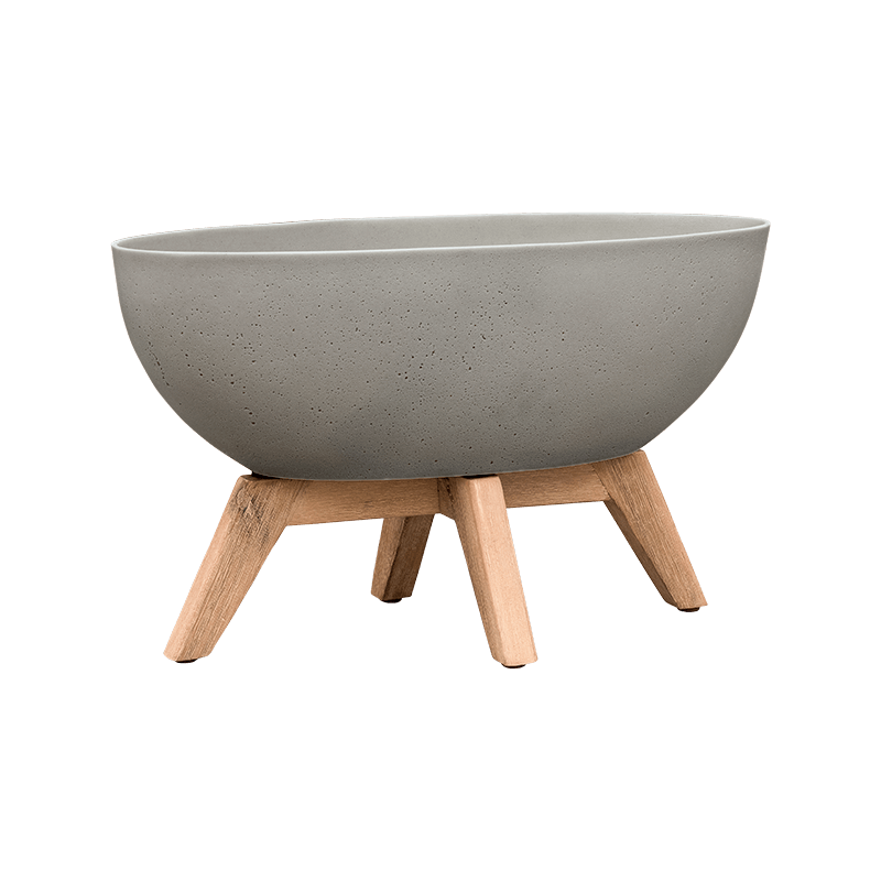 Jardinière pieds en bois