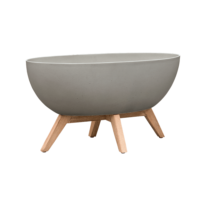 Petite jardinière sur pied