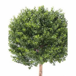 Buis Artificiel "red Day" Tige Boule Uv - 110(h)