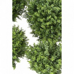 Buis Artificiel Boule "red Day" Uv - 100(h)