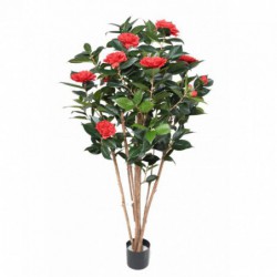 CAMELIA ARTIFICIEL JAPONICA DOUBLE NEW ROUGE