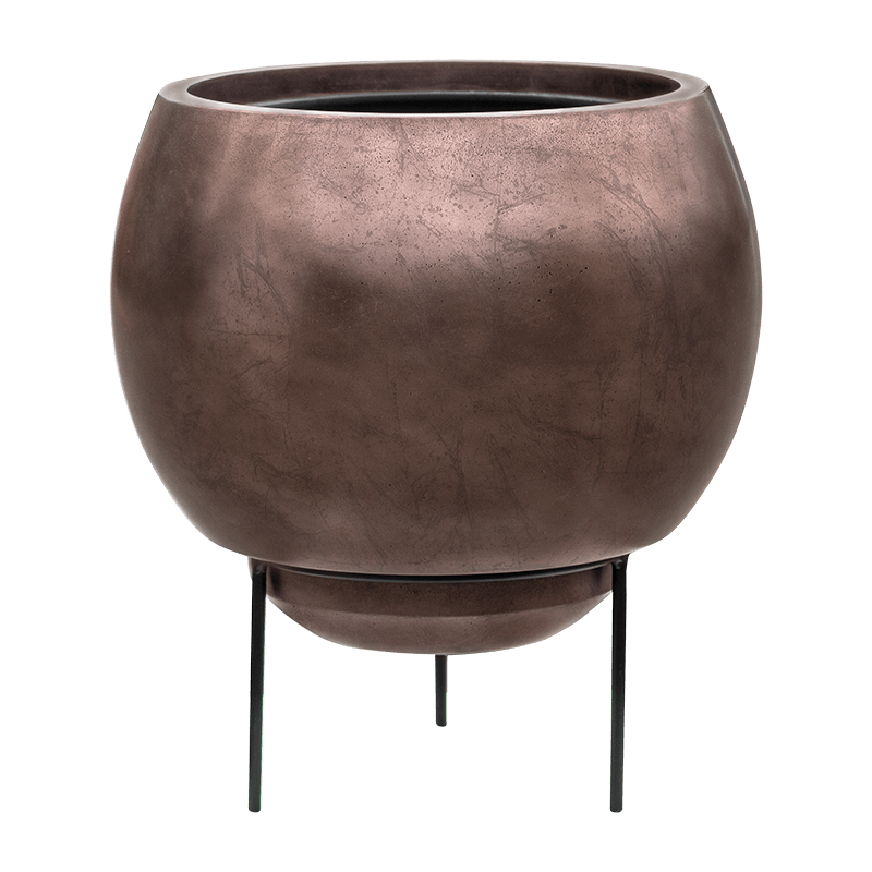 Pot de fleur sur pieds tendance