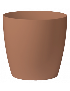 Pot de fleur en plastique terracotta