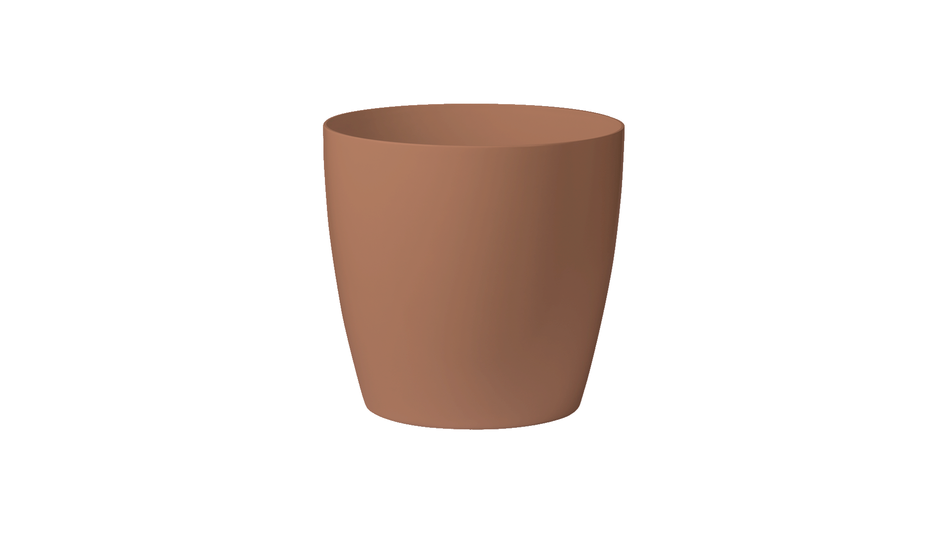 Pot de fleur en plastique terracotta