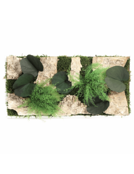 Tableau végétal bois et nature