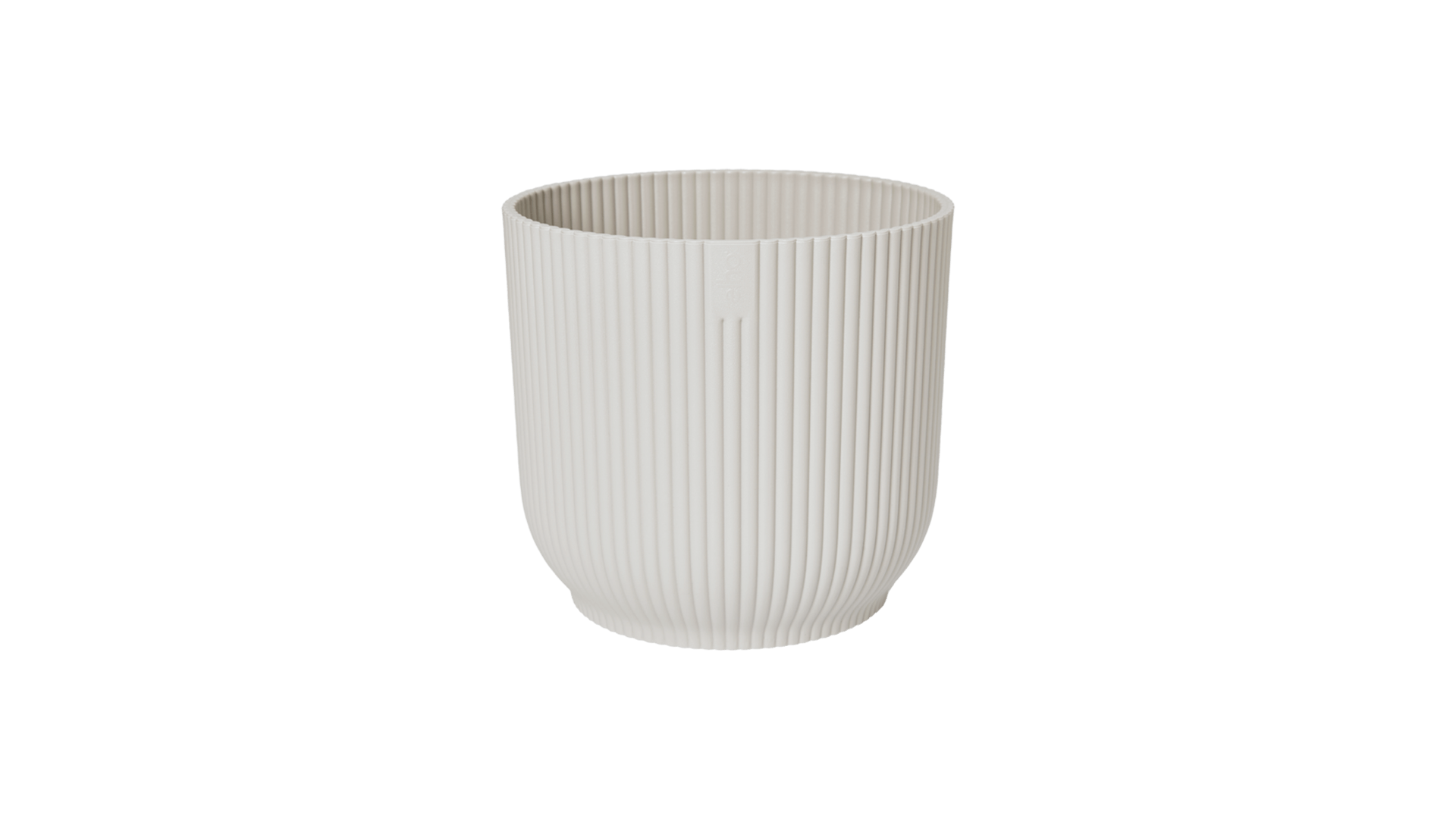 Pot de fleur en plastique elho vibes blanc