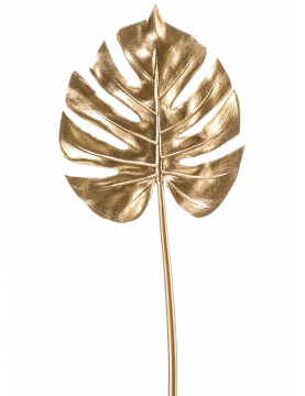Feuille Monstera Or (lot de 2) - Feuille artificielle décorative