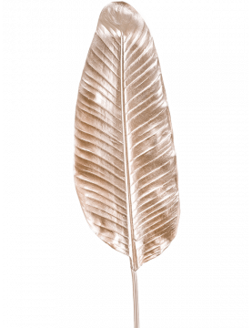Feuille Bananier Champagne - Feuille décorative artificielle