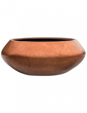 Coupe décorative en résine cuivrée