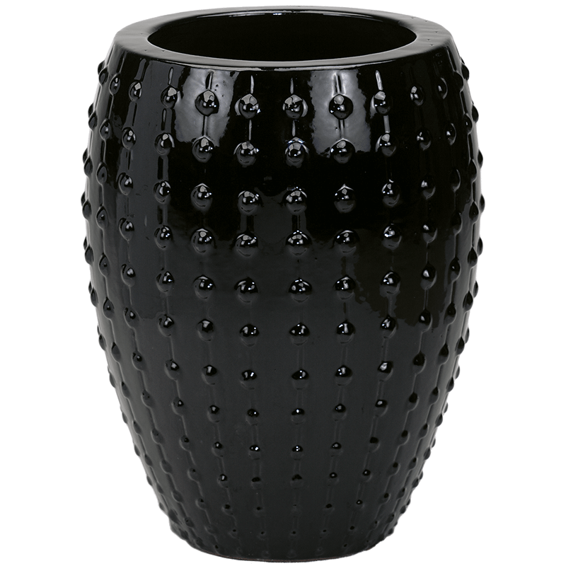 Pot en céramique noir