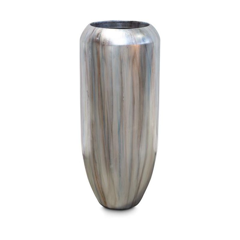 Cigar bac à plantes, Ø 42 cm, hauteur 100 cm, mystic silver