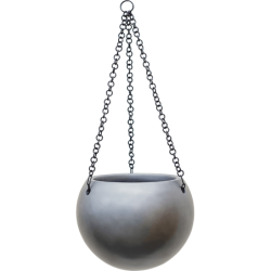 Pot suspendu design gris