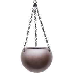 Pot de fleur suspendu rond