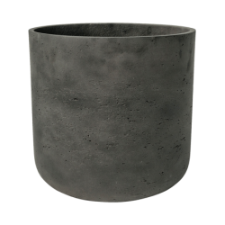 Pot de fleur design noir