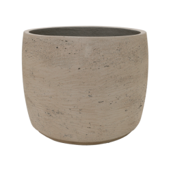 Pot de fleurs en fibre de terre