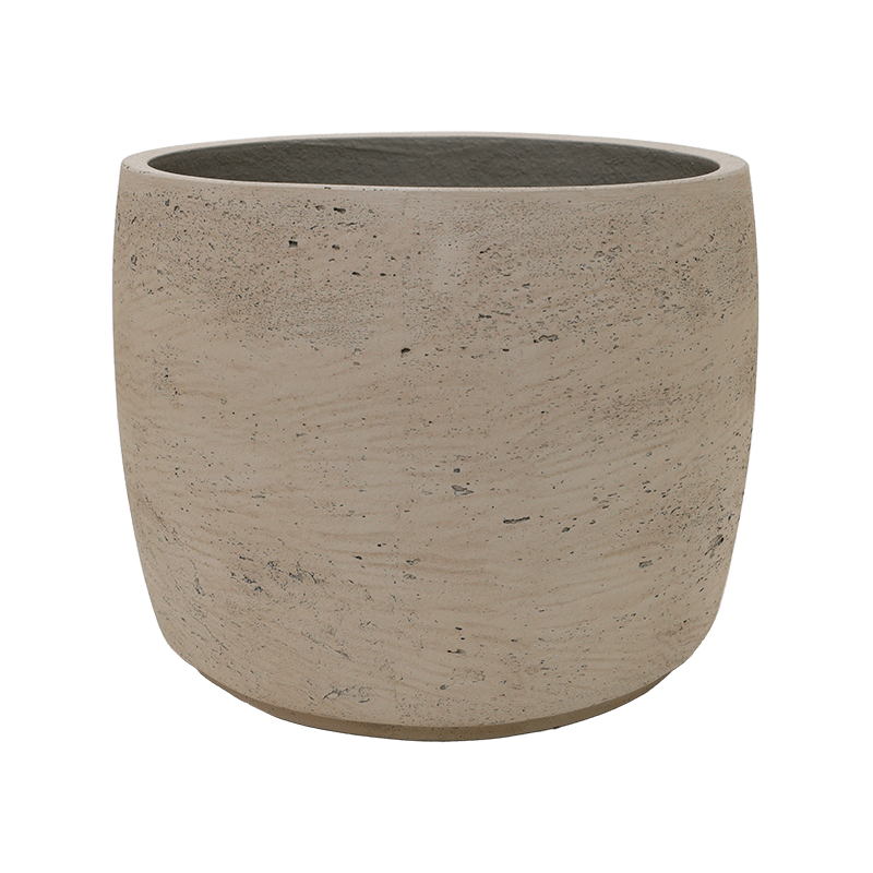 Pot de fleurs en fibre de terre