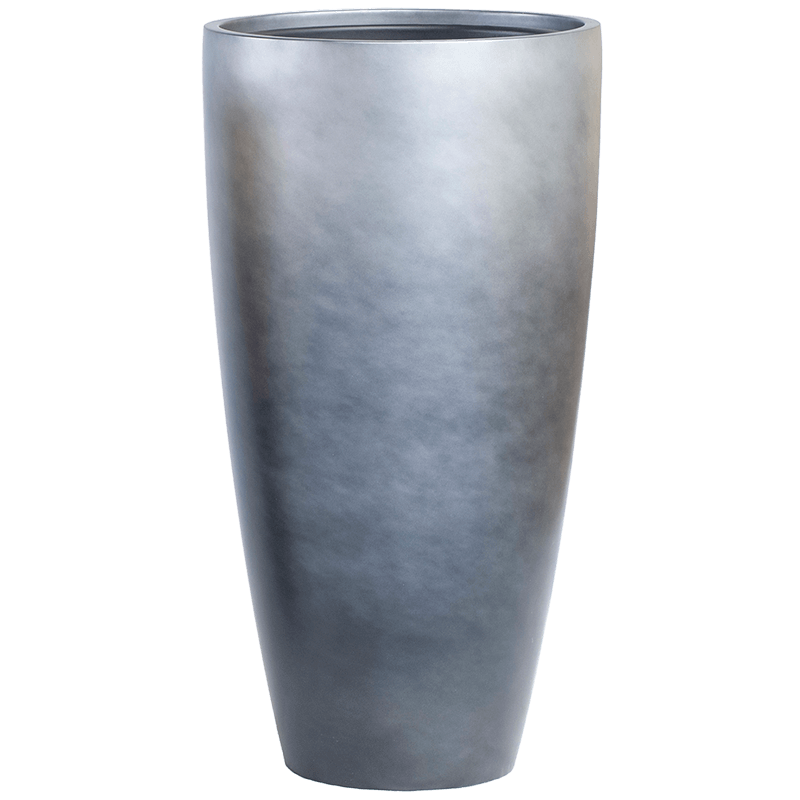 Bac à fleur en résine bleu