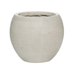 Pot de fleur en fibre